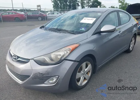 2013 Hyundai Elantra Gls from USA, damaged, VIN KMHDH4AE9DU726932